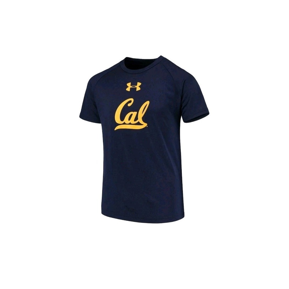 California Golden Bears Youth XL Under Armour Navy Cal  2.0 Logo Tech T-Shirt